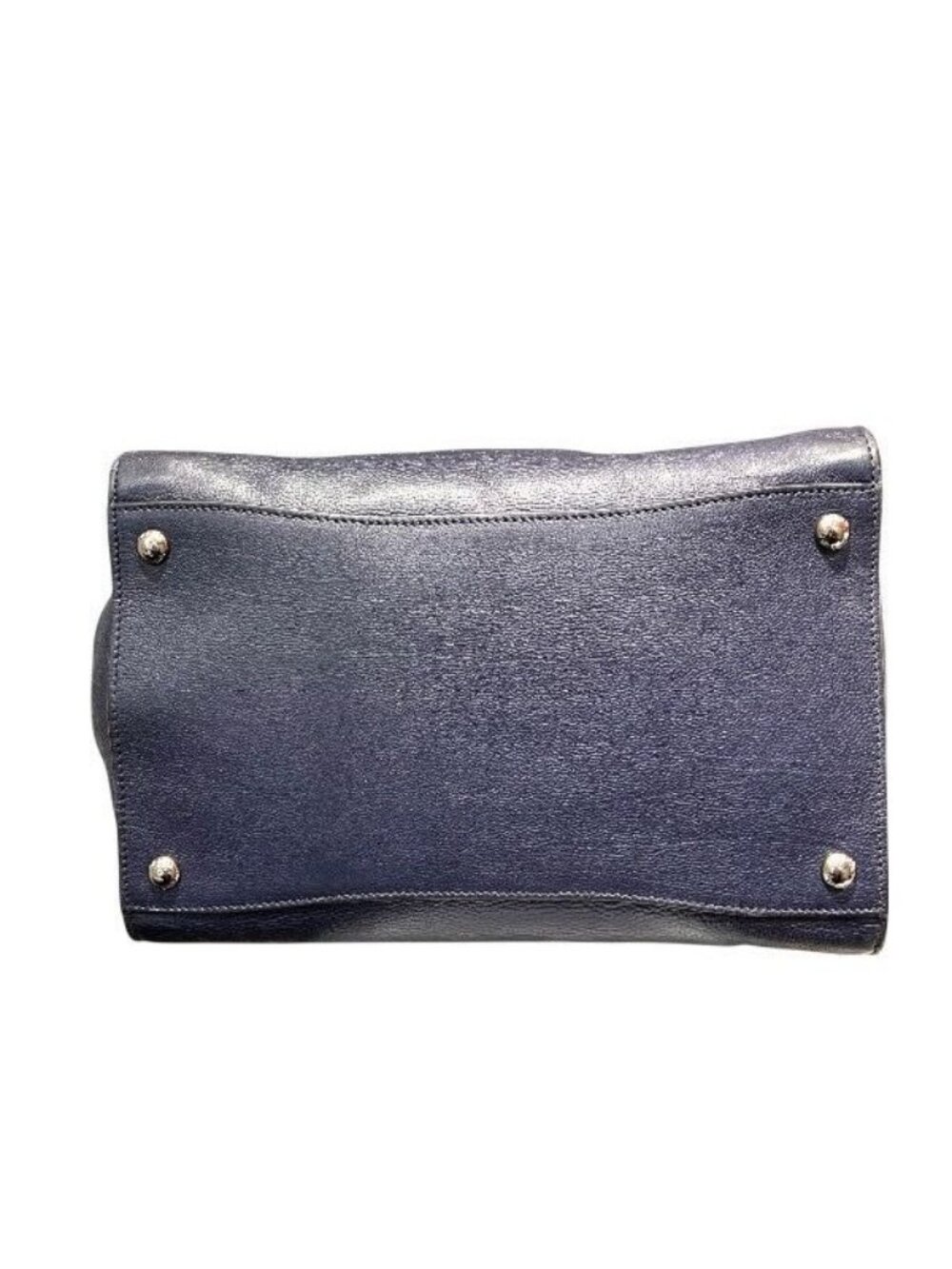 Prada Vitello Daino Navy Tote - Picture 3 of 9